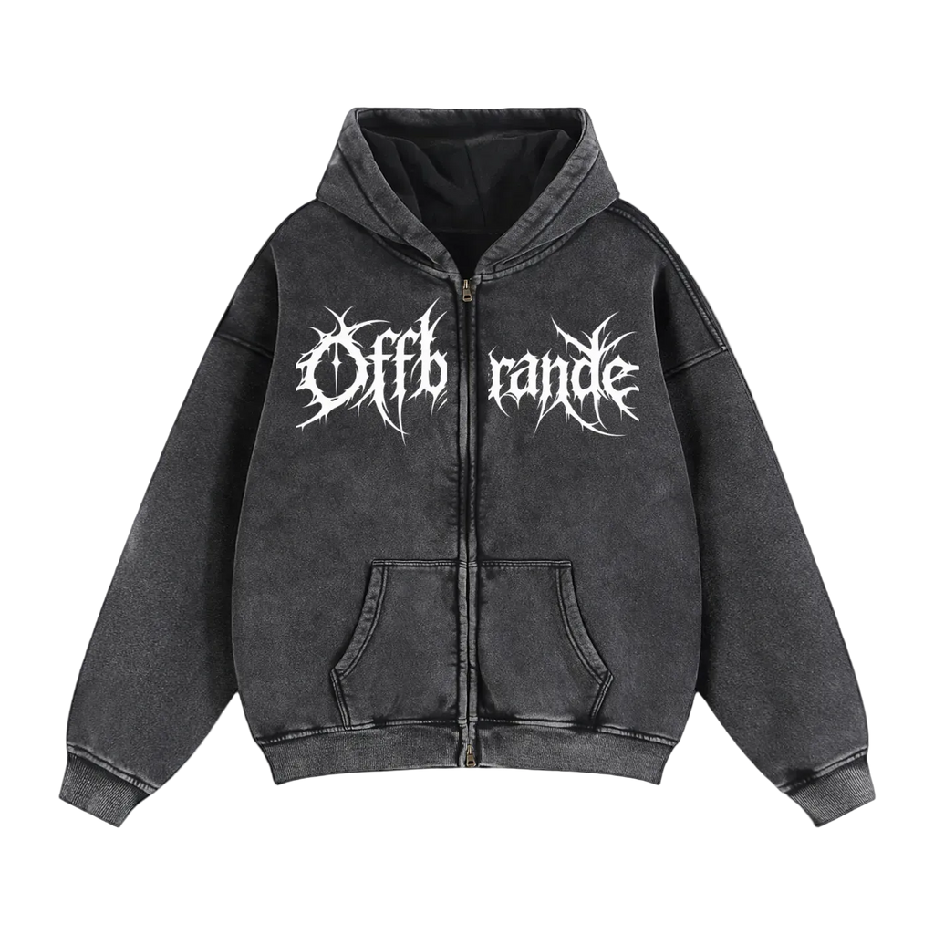 Offbrande Baggy zip up