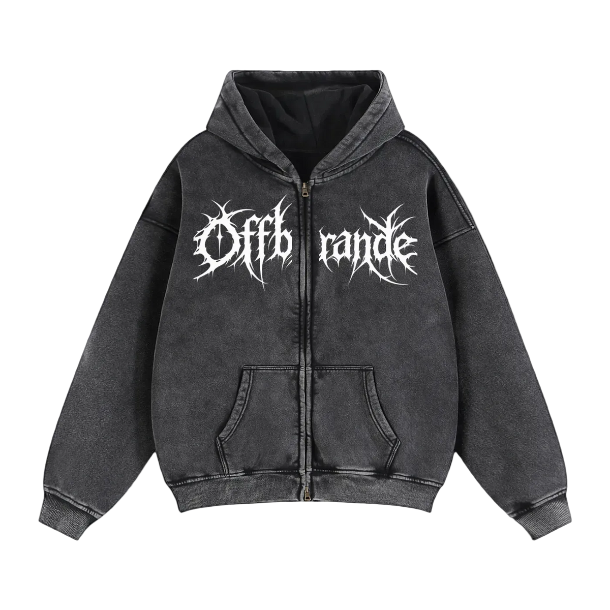 Offbrande Baggy zip up